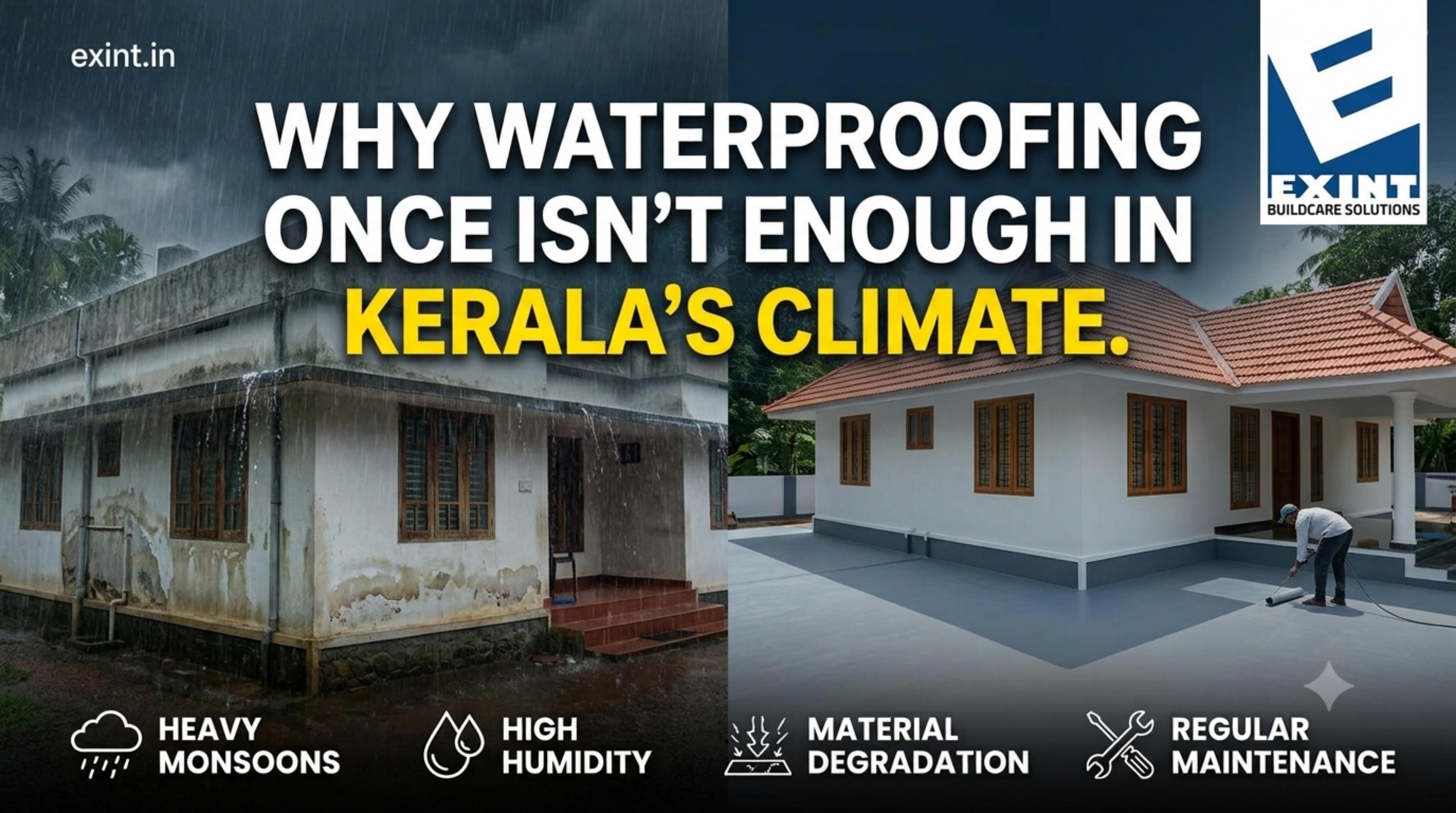 Why Waterproofing Once Isn't Enough in Kerala's Climate