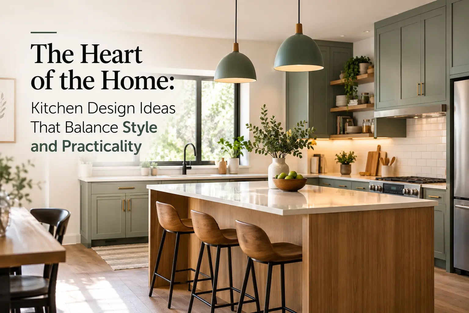 The Heart of the Home: Kitchen Design Ideas That Balance Style and Practicality